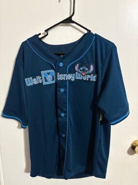 NWT Disney Parks WDW Stitch 626 Baseball Jersey Unisex Size M New